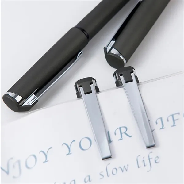 Plastic Stylus Gel Pen With Clip - Plastic Stylus Gel Pen With Clip - Image 7 of 8