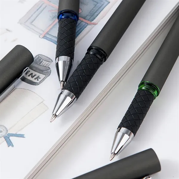 Plastic Stylus Gel Pen With Clip - Plastic Stylus Gel Pen With Clip - Image 8 of 8