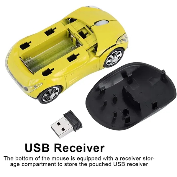 3D Car Shape Wireless Mouse - 3D Car Shape Wireless Mouse - Image 3 of 4
