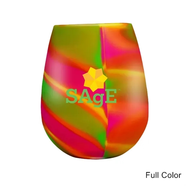 12 oz Unbreakable Silicone Stemless Wine Glasses Cups - 12 oz Unbreakable Silicone Stemless Wine Glasses Cups - Image 2 of 12
