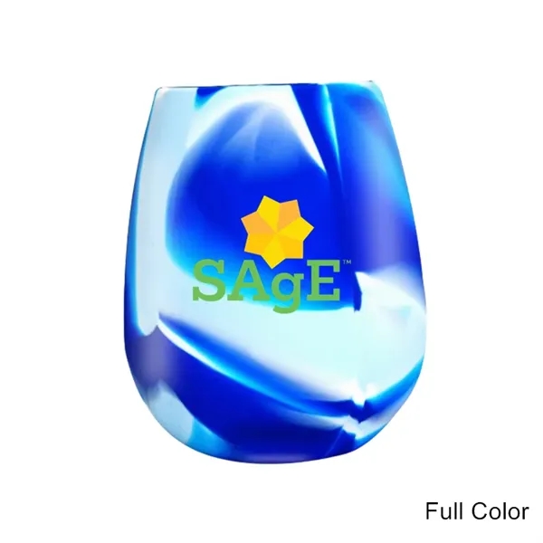 12 oz Unbreakable Silicone Stemless Wine Glasses Cups - 12 oz Unbreakable Silicone Stemless Wine Glasses Cups - Image 5 of 12