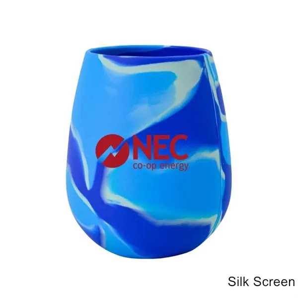 12 oz Unbreakable Silicone Stemless Wine Glasses Cups - 12 oz Unbreakable Silicone Stemless Wine Glasses Cups - Image 7 of 12