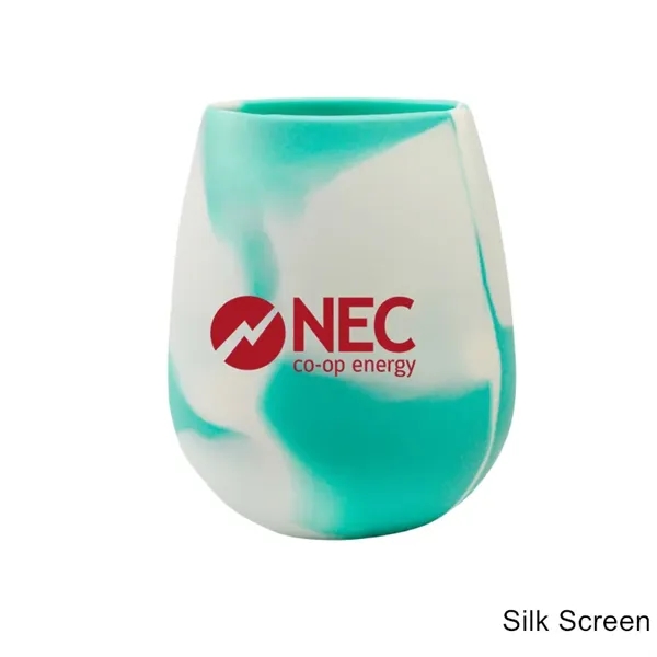 12 oz Unbreakable Silicone Stemless Wine Glasses Cups - 12 oz Unbreakable Silicone Stemless Wine Glasses Cups - Image 8 of 12