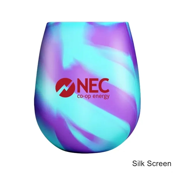 12 oz Unbreakable Silicone Stemless Wine Glasses Cups - 12 oz Unbreakable Silicone Stemless Wine Glasses Cups - Image 9 of 12