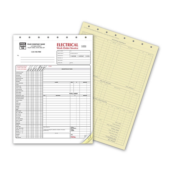 Electrical Work Orders, Invoices - Electrical Work Orders, Invoices - Image 0 of 0