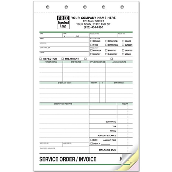 Pest Control Service Orders / Invoices - Pest Control Service Orders / Invoices - Image 0 of 0