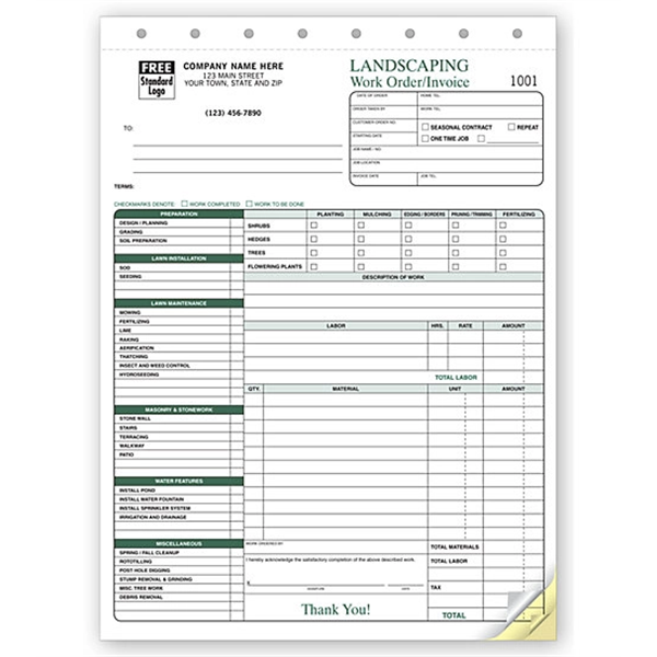 Landscape Work Orders, Invoices - Vertical - Landscape Work Orders, Invoices - Vertical - Image 0 of 0