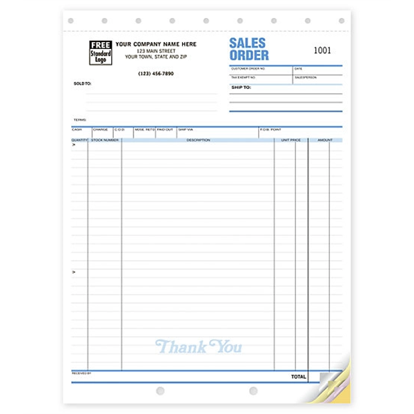 Sales Orders, Classic, Large - Sales Orders, Classic, Large - Image 0 of 0