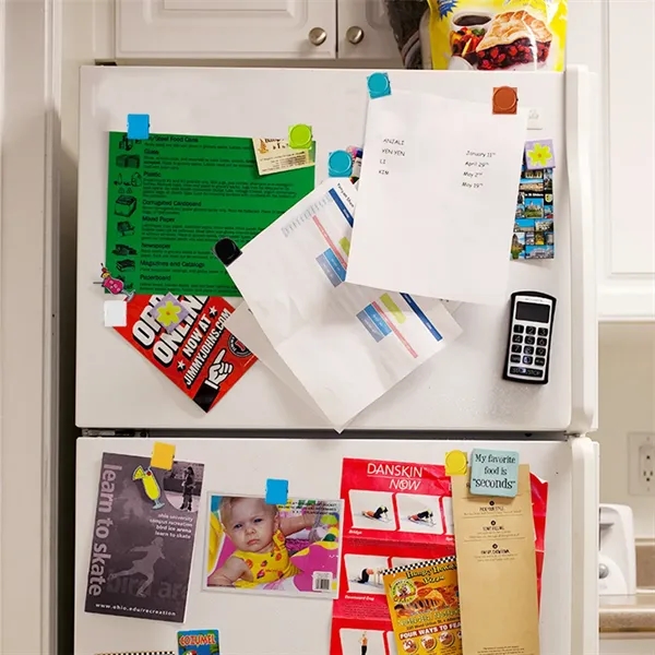 Colorful Fridge Magnetic Clips Heavy Duty Magnets - Colorful Fridge Magnetic Clips Heavy Duty Magnets - Image 2 of 6