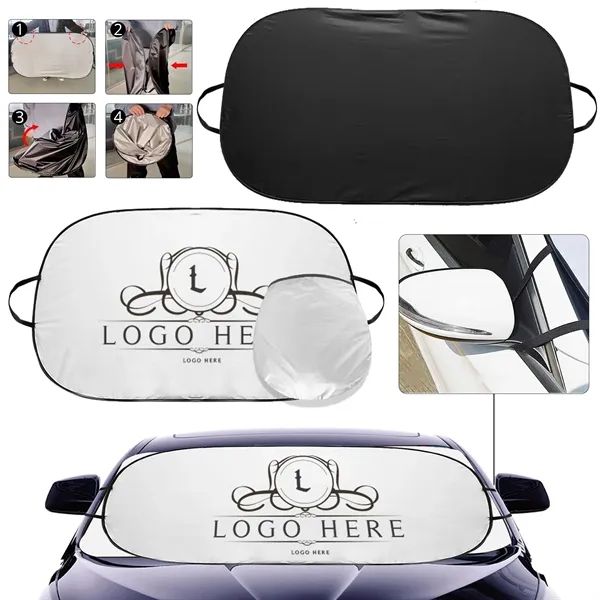 Foldable Car Windshield Sun Shade - Foldable Car Windshield Sun Shade - Image 0 of 6