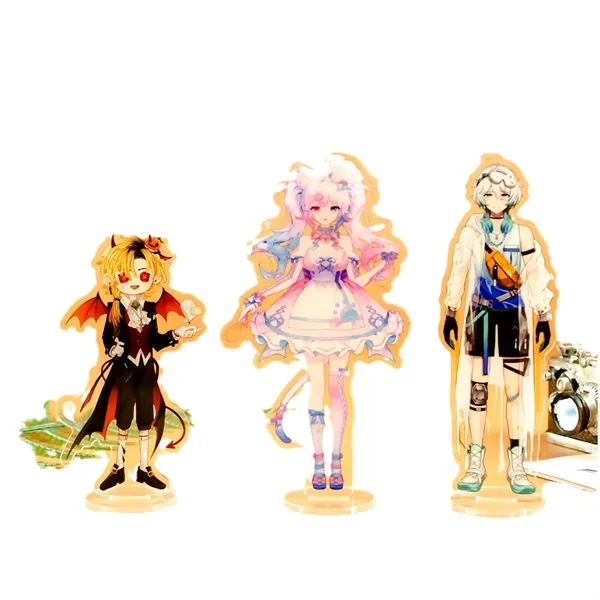 Custom Clear Acrylic Cutout Standees Desktop Photo Display - Custom Clear Acrylic Cutout Standees Desktop Photo Display - Image 2 of 4