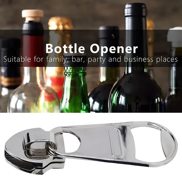 Oversized Magnetic Zipper Shaped Bottle Opener - Oversized Magnetic Zipper Shaped Bottle Opener - Image 1 of 4