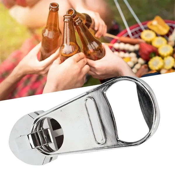 Oversized Magnetic Zipper Shaped Bottle Opener - Oversized Magnetic Zipper Shaped Bottle Opener - Image 4 of 4