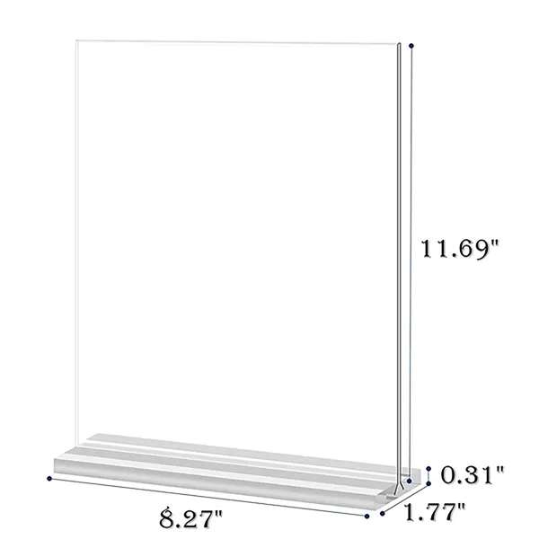 8.5 X 11 Clear Sign Holder - 8.5 X 11 Clear Sign Holder - Image 1 of 1