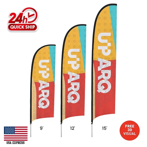 9' Premium Double Sided Feather Flag Graphic Only - 9' Premium Double Sided Feather Flag Graphic Only - Image 0 of 0