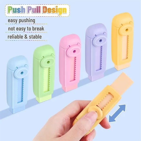 Sliding Retractable Pencil Erasers - Sliding Retractable Pencil Erasers - Image 3 of 7
