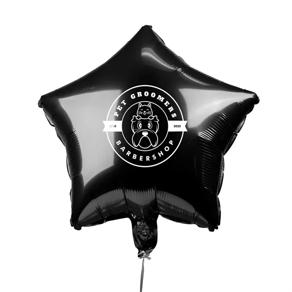 18" Star-Shaped Mylar Balloon 1 Color 1 Side - 18" Star-Shaped Mylar Balloon 1 Color 1 Side - Image 1 of 13