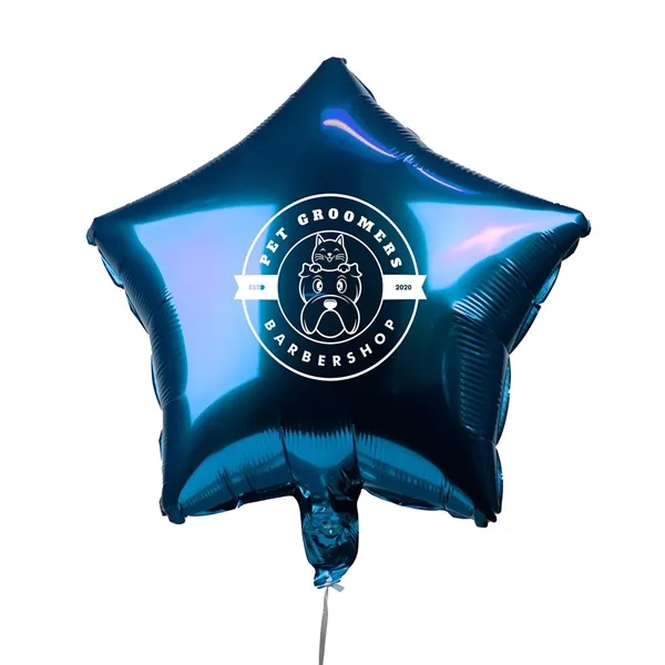 18" Star-Shaped Mylar Balloon 1 Color 1 Side - 18" Star-Shaped Mylar Balloon 1 Color 1 Side - Image 2 of 13