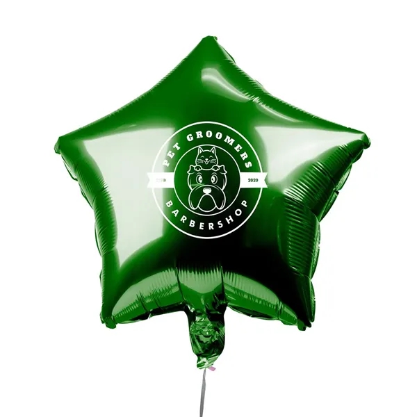 18" Star-Shaped Mylar Balloon 1 Color 1 Side - 18" Star-Shaped Mylar Balloon 1 Color 1 Side - Image 4 of 13