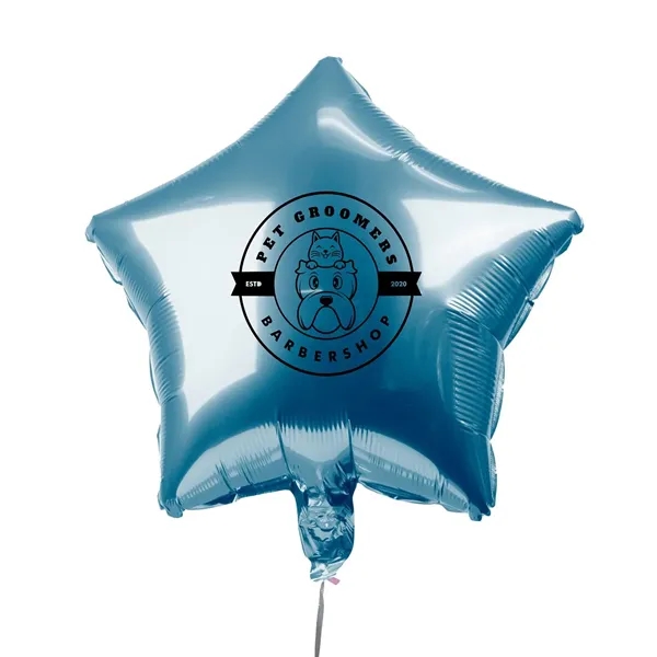 18" Star-Shaped Mylar Balloon 1 Color 1 Side - 18" Star-Shaped Mylar Balloon 1 Color 1 Side - Image 6 of 13