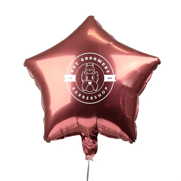 18" Star-Shaped Mylar Balloon 1 Color 1 Side - 18" Star-Shaped Mylar Balloon 1 Color 1 Side - Image 8 of 13