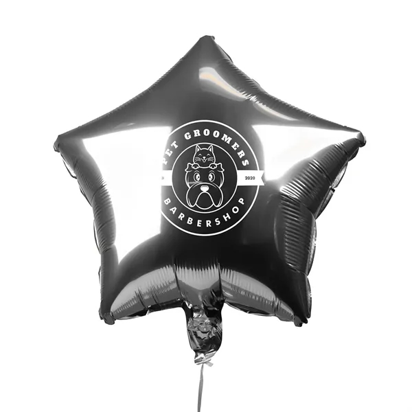 18" Star-Shaped Mylar Balloon 1 Color 1 Side - 18" Star-Shaped Mylar Balloon 1 Color 1 Side - Image 12 of 13