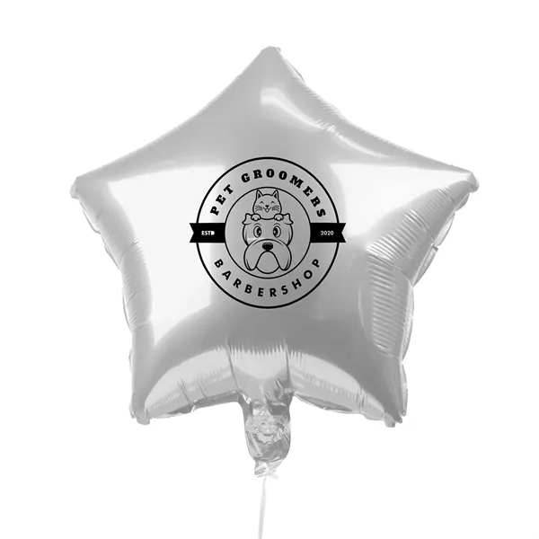 18" Star-Shaped Mylar Balloon 1 Color 1 Side - 18" Star-Shaped Mylar Balloon 1 Color 1 Side - Image 13 of 13