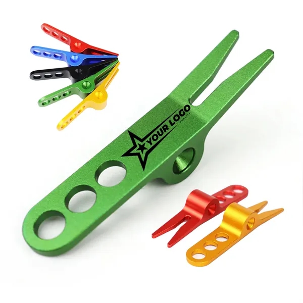 Golf Accessories Green Fork Anode Three-hole Ball Lawn - Golf Accessories Green Fork Anode Three-hole Ball Lawn - Image 0 of 6