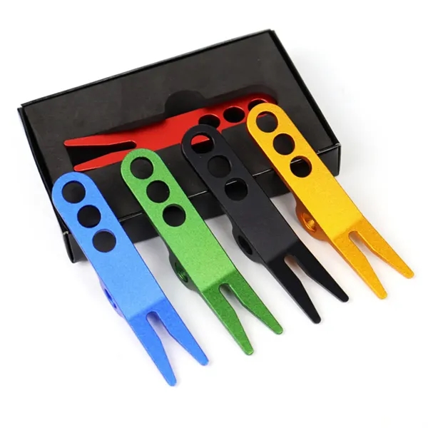 Golf Accessories Green Fork Anode Three-hole Ball Lawn - Golf Accessories Green Fork Anode Three-hole Ball Lawn - Image 2 of 6