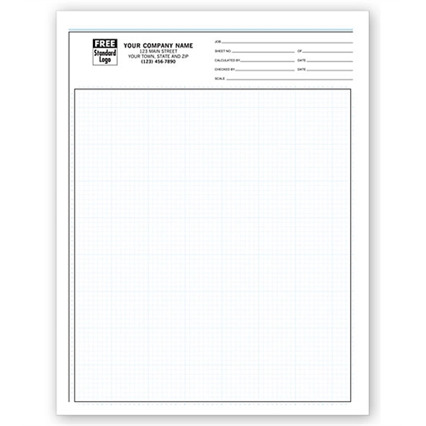 Graph Papers, Pro-Sketch, 1/8", Padded