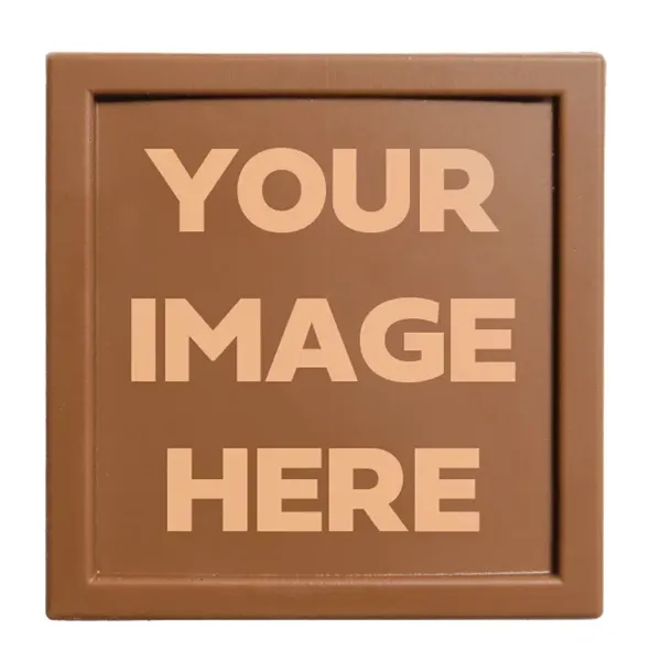 Embossed Square Chocolate Bar - Embossed Square Chocolate Bar - Image 1 of 3