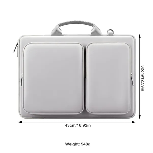Laptop Messenger Shoulder Bag - Laptop Messenger Shoulder Bag - Image 6 of 9