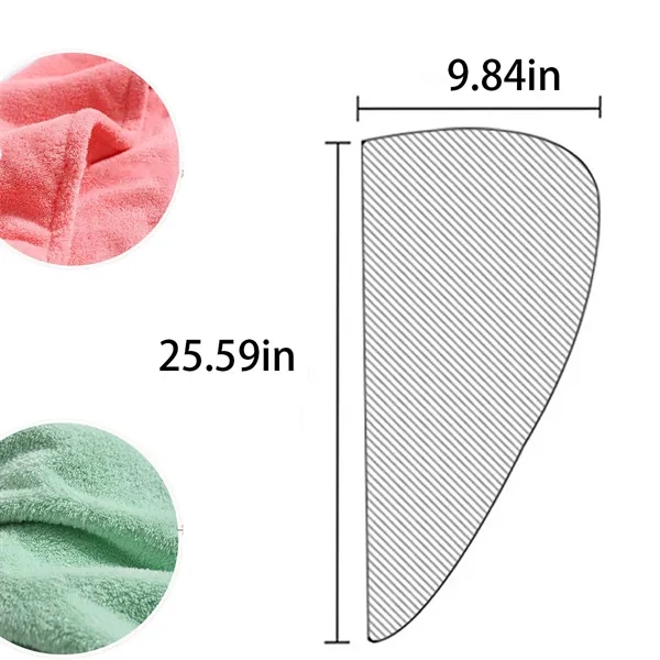 Ultra Absorbent Twist Hair Turban - Ultra Absorbent Twist Hair Turban - Image 1 of 1