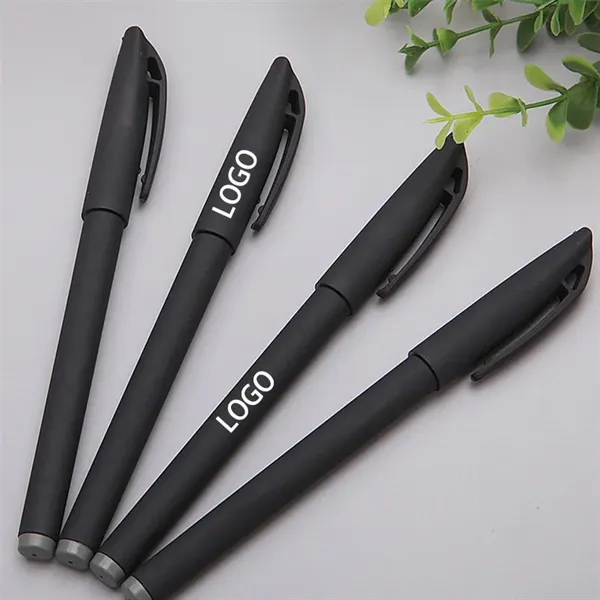 Custom Black Neutral Pens - Personalized Logo Signature - Custom Black Neutral Pens - Personalized Logo Signature - Image 1 of 3