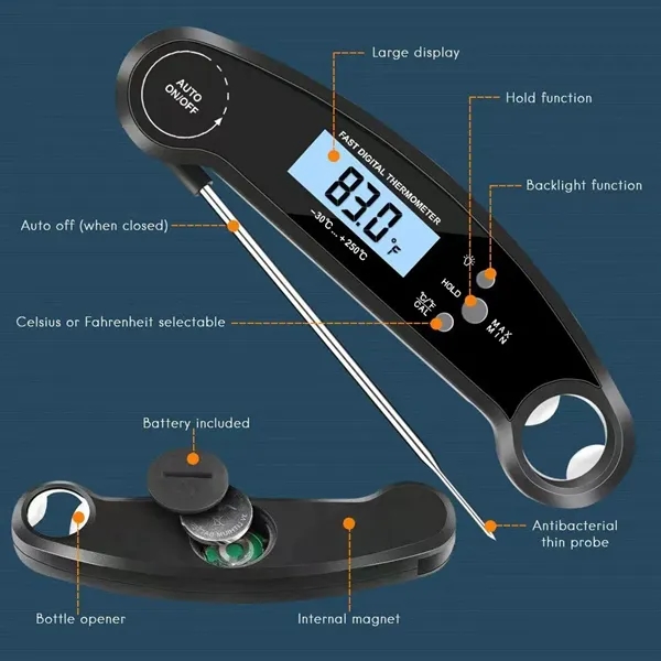 Digital Meat Thermometer - Digital Meat Thermometer - Image 2 of 2