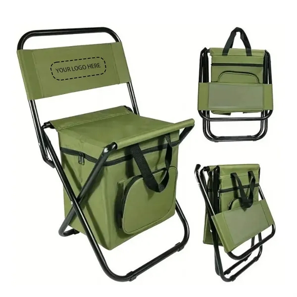Outdoor Folding Cooler Chair - Outdoor Folding Cooler Chair - Image 0 of 2