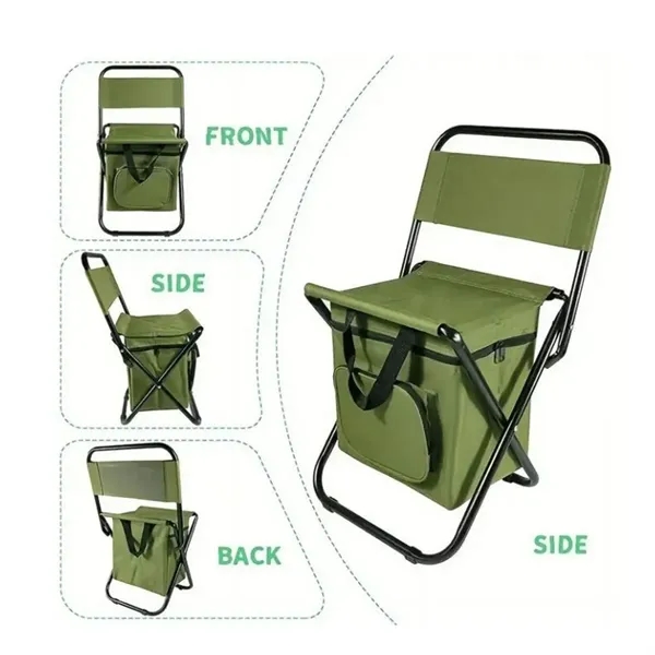 Outdoor Folding Cooler Chair - Outdoor Folding Cooler Chair - Image 1 of 2