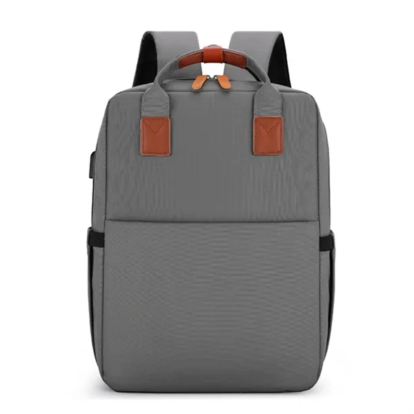 Campus Backpack with USB Charging Port - Campus Backpack with USB Charging Port - Image 2 of 5