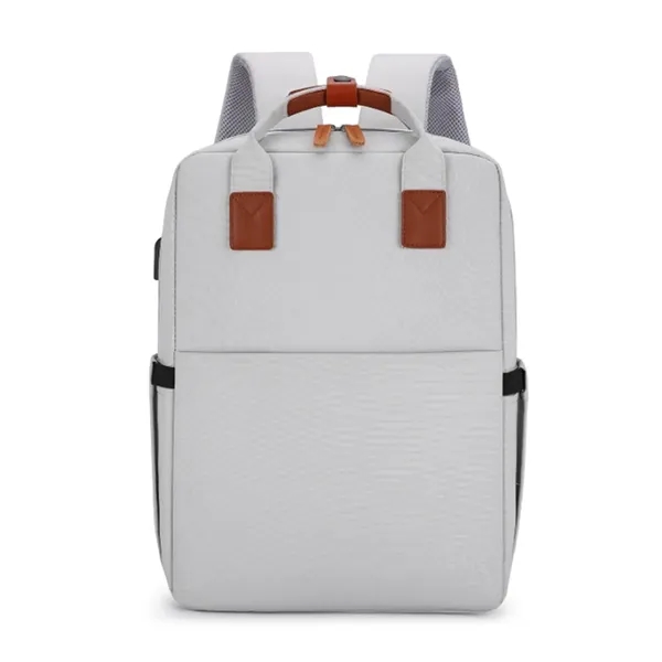 Campus Backpack with USB Charging Port - Campus Backpack with USB Charging Port - Image 4 of 5