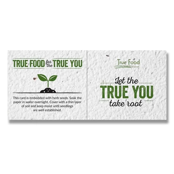 Seed Paper Folding Business Card, Small - Seed Paper Folding Business Card, Small - Image 0 of 0