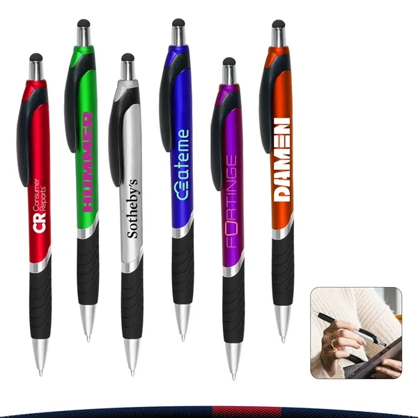 Kuma Plastic Pens with Screen Touch Stylus - Kuma Plastic Pens with Screen Touch Stylus - Image 0 of 8