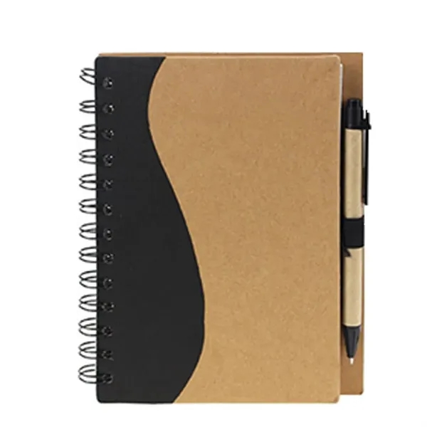 Eco Spiral Notebook & Pen - Eco Spiral Notebook & Pen - Image 1 of 3