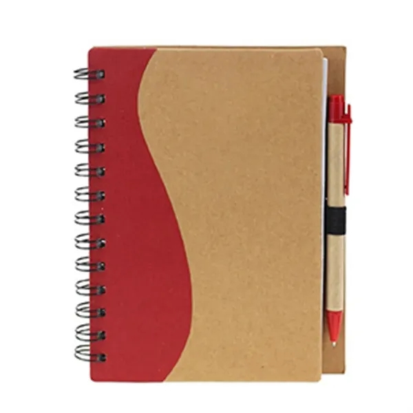 Eco Spiral Notebook & Pen - Eco Spiral Notebook & Pen - Image 3 of 3
