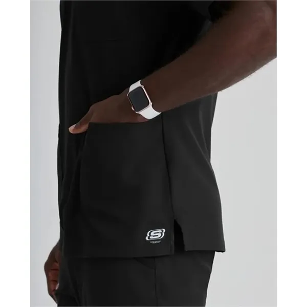 Barco® Men's V-Neck Scrub Top - Barco® Men's V-Neck Scrub Top - Image 3 of 4