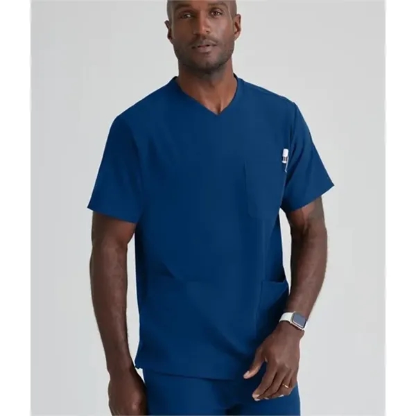 Barco® Men's V-Neck Scrub Top - Barco® Men's V-Neck Scrub Top - Image 4 of 4