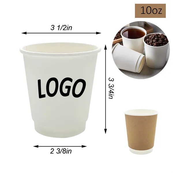 10oz Double Layer Coffee Cup - 10oz Double Layer Coffee Cup - Image 0 of 2