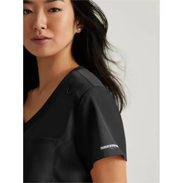 Barco Skechers Womens Single Pocket VNeck Tuck In Scrub Top - Barco Skechers Womens Single Pocket VNeck Tuck In Scrub Top - Image 2 of 14