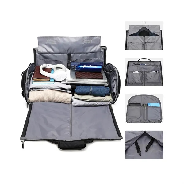 2 in 1 Convertible Garment Travel Bags with Shoulder Strap - 2 in 1 Convertible Garment Travel Bags with Shoulder Strap - Image 2 of 4