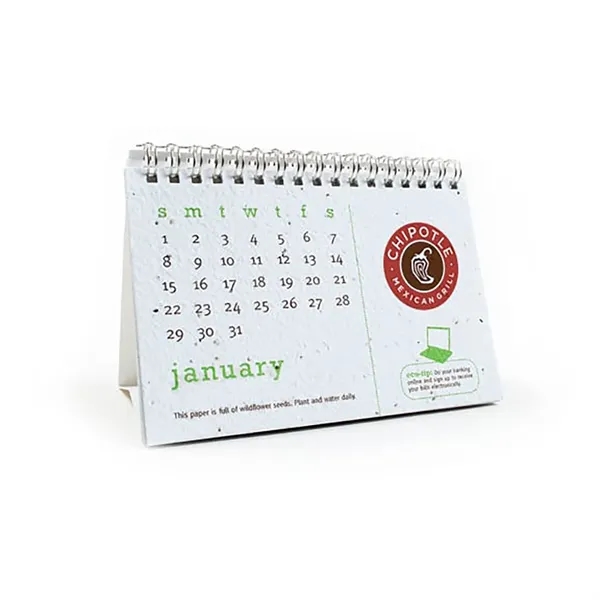 Seed Paper Desk Calendar - Seed Paper Desk Calendar - Image 0 of 1