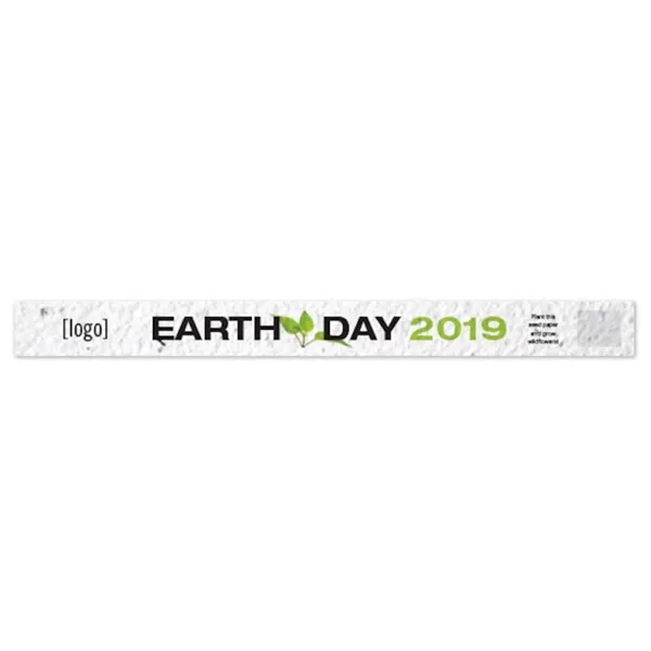 Earth Day - Seed Paper Wristband - Earth Day - Seed Paper Wristband - Image 0 of 5